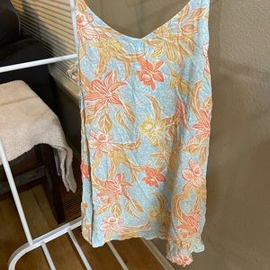 Hawaiian print Roxy summer dress
